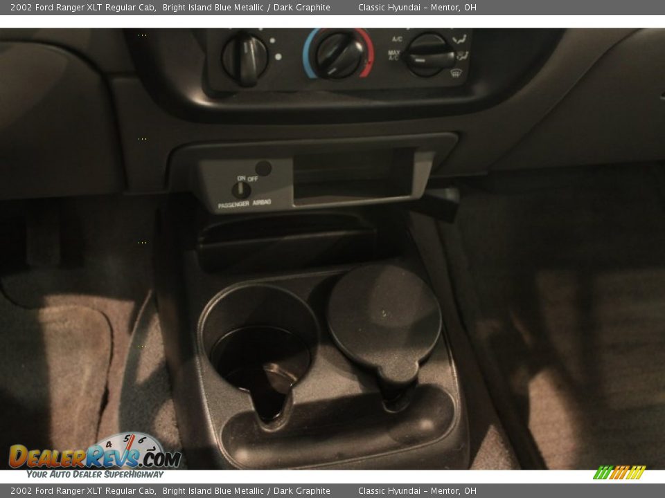 2002 Ford Ranger XLT Regular Cab Bright Island Blue Metallic / Dark Graphite Photo #9