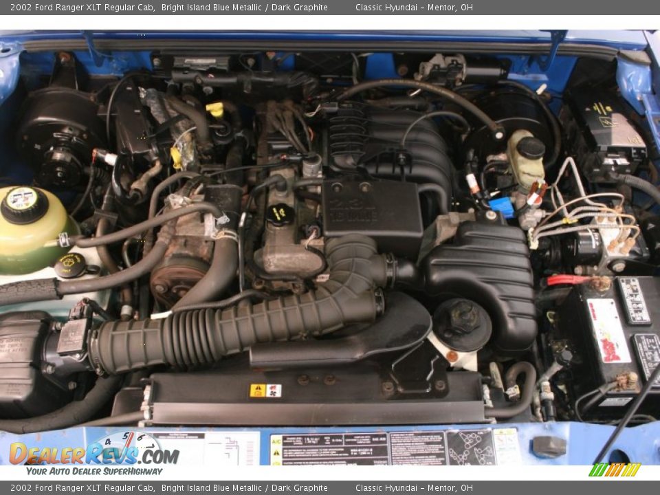 2002 Ford Ranger XLT Regular Cab Bright Island Blue Metallic / Dark Graphite Photo #12