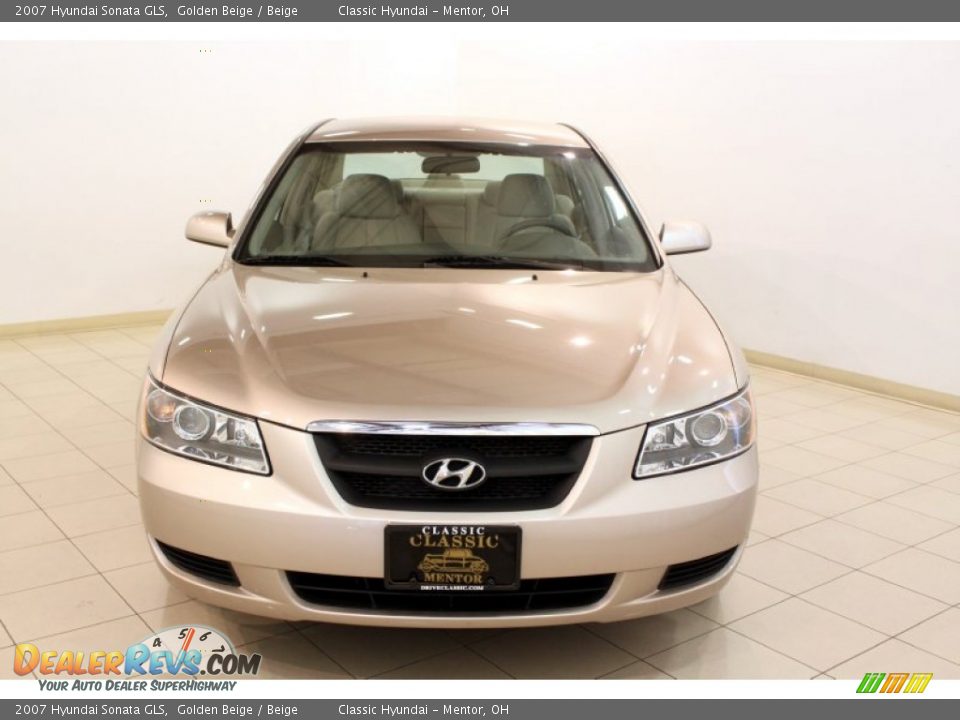 2007 Hyundai Sonata GLS Golden Beige / Beige Photo #2
