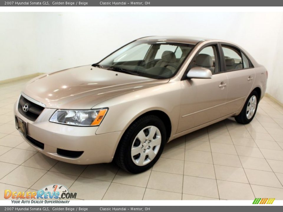 Front 3/4 View of 2007 Hyundai Sonata GLS Photo #3