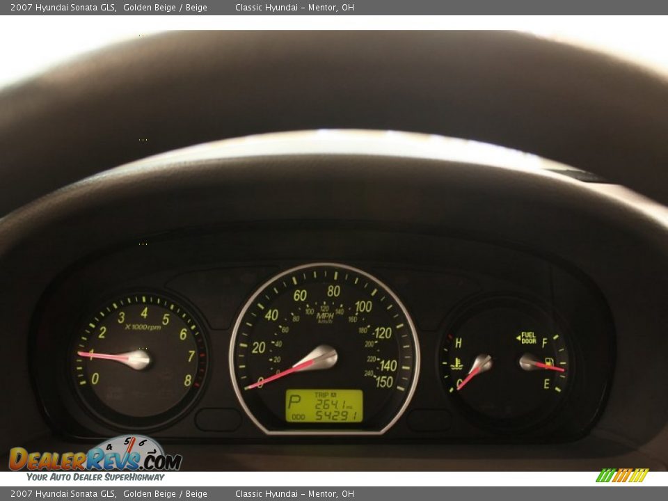 2007 Hyundai Sonata GLS Gauges Photo #7