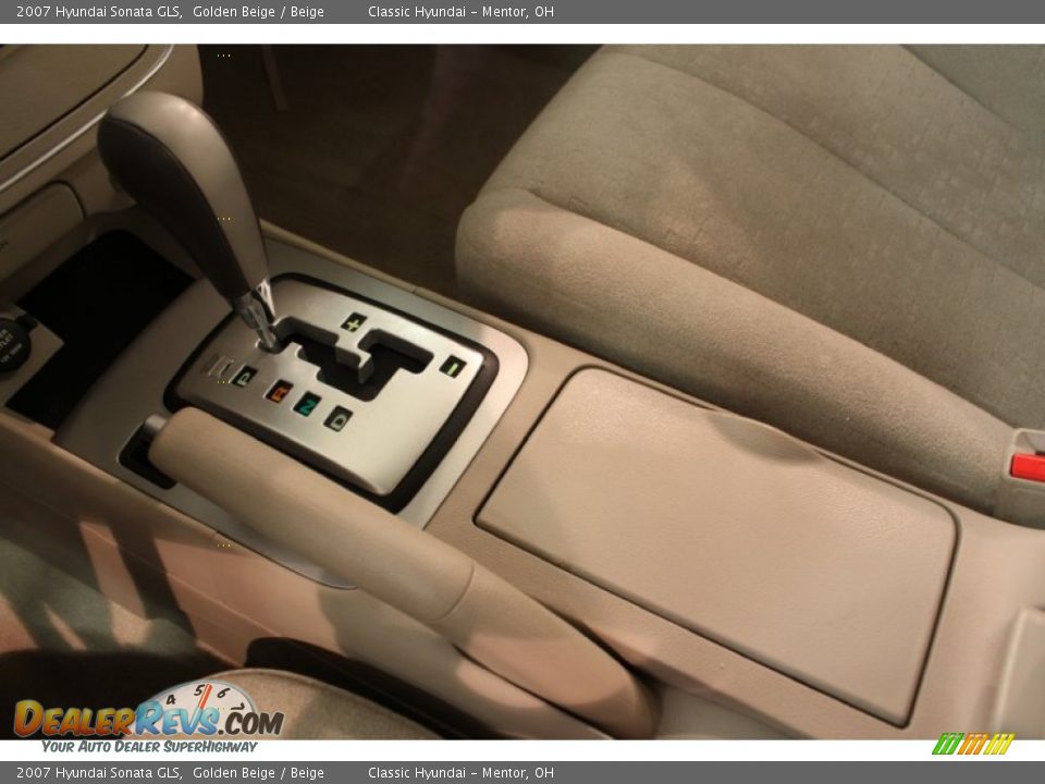 2007 Hyundai Sonata GLS Golden Beige / Beige Photo #9