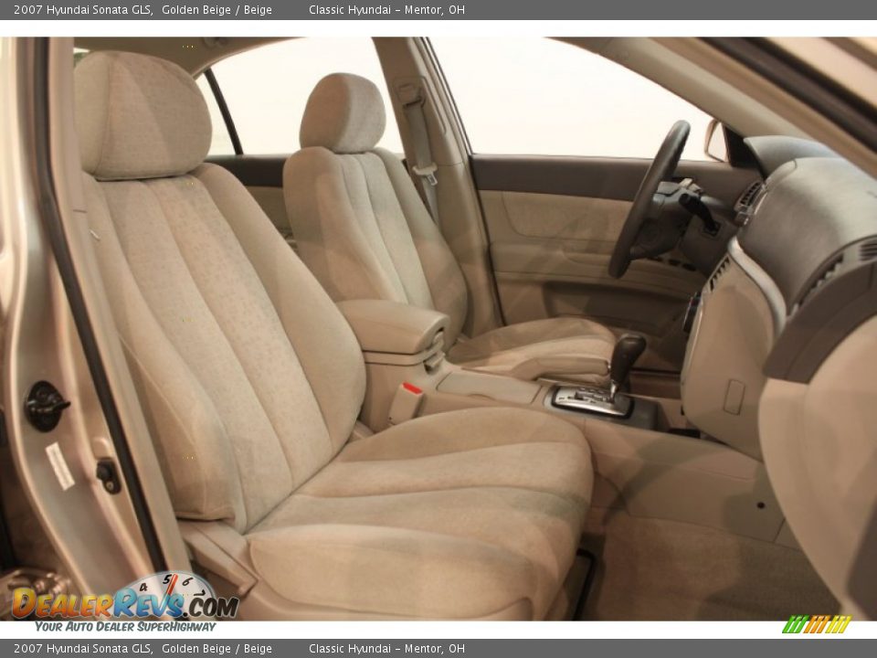 Front Seat of 2007 Hyundai Sonata GLS Photo #11