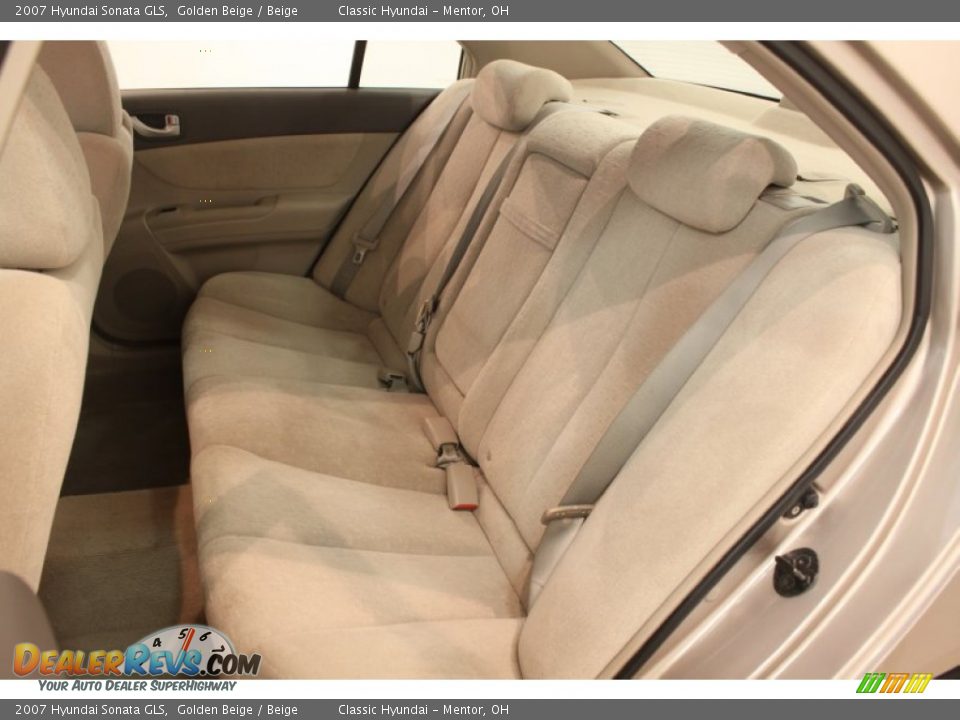 2007 Hyundai Sonata GLS Golden Beige / Beige Photo #13