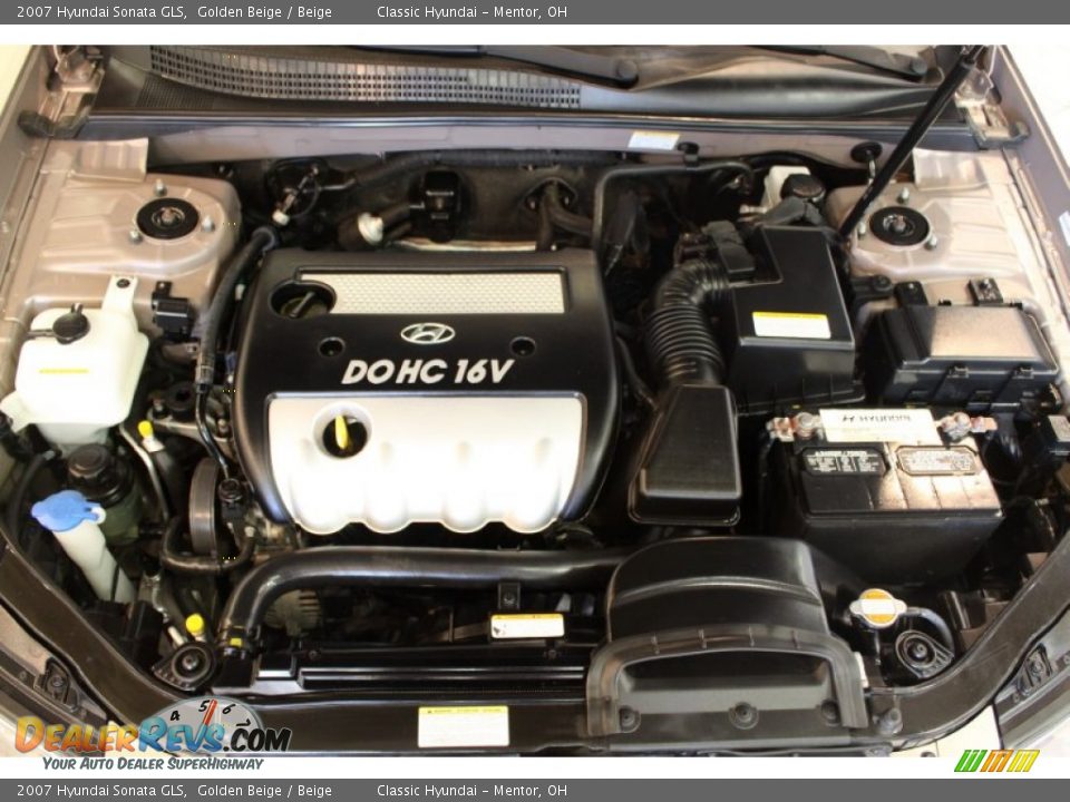 2007 Hyundai Sonata GLS 2.4 Liter DOHC 16V VVT 4 Cylinder Engine Photo #15