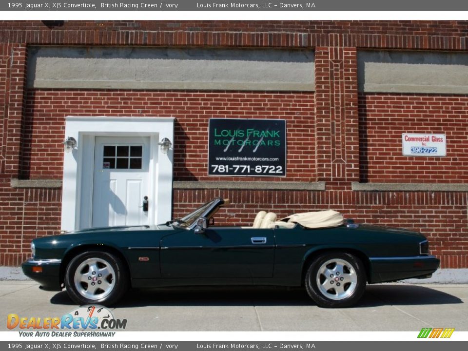 1995 Jaguar XJ XJS Convertible British Racing Green / Ivory Photo #1