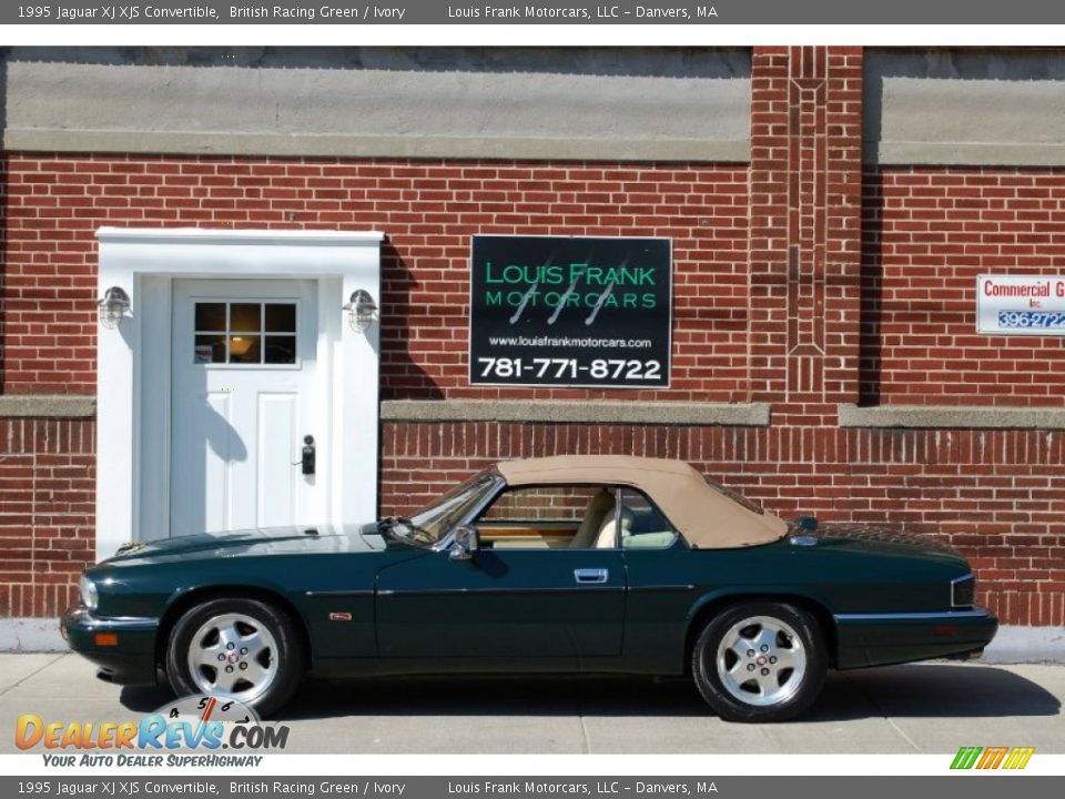 1995 Jaguar XJ XJS Convertible British Racing Green / Ivory Photo #2