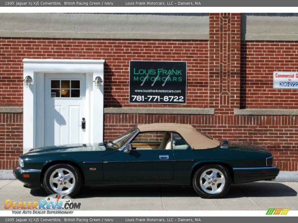 1995 Jaguar XJ XJS Convertible British Racing Green / Ivory Photo #3