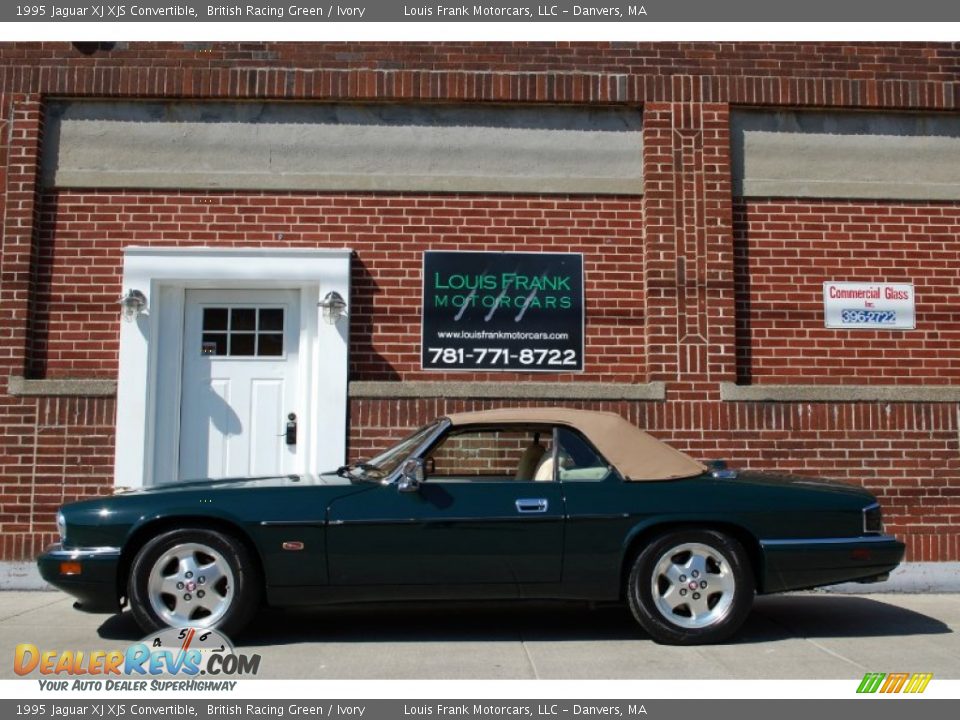 1995 Jaguar XJ XJS Convertible British Racing Green / Ivory Photo #4