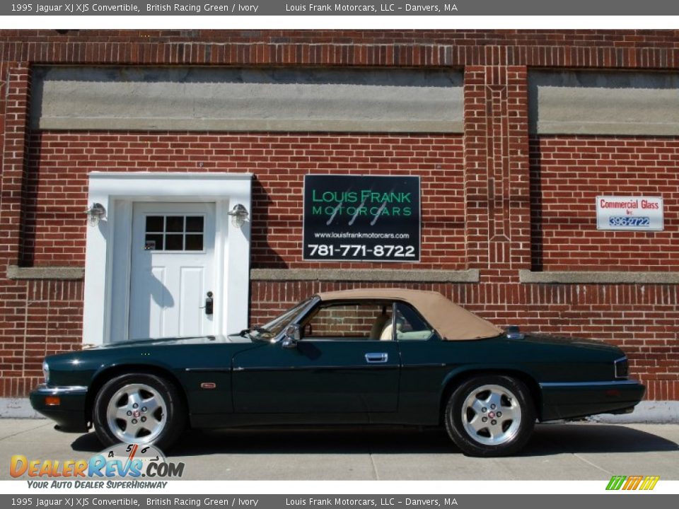1995 Jaguar XJ XJS Convertible British Racing Green / Ivory Photo #5