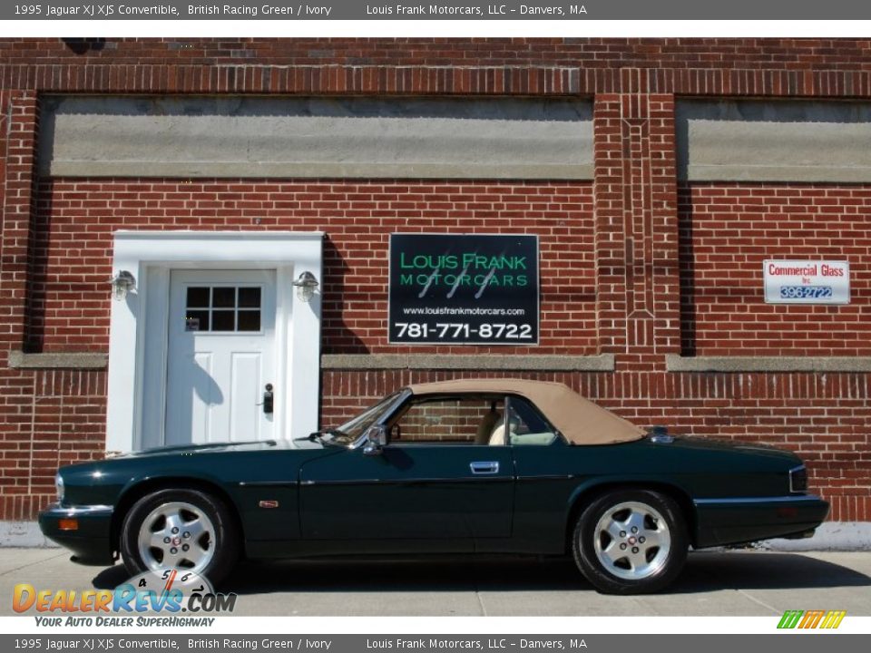 1995 Jaguar XJ XJS Convertible British Racing Green / Ivory Photo #6