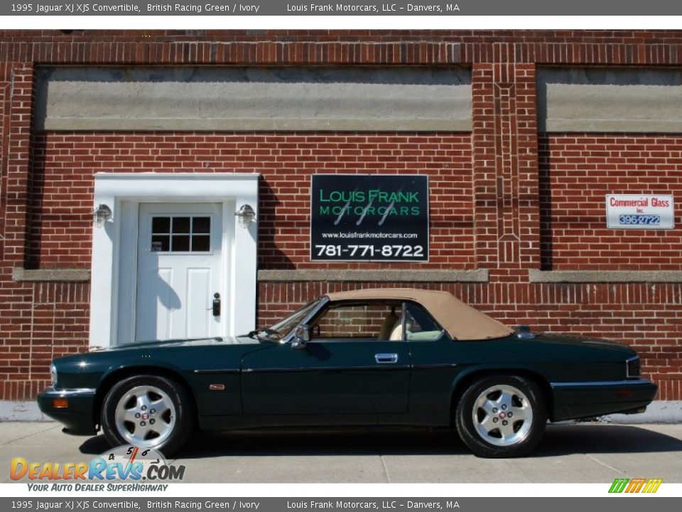 1995 Jaguar XJ XJS Convertible British Racing Green / Ivory Photo #7