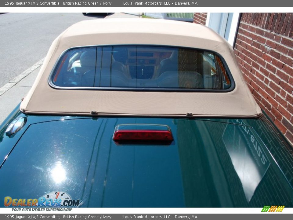 1995 Jaguar XJ XJS Convertible British Racing Green / Ivory Photo #16