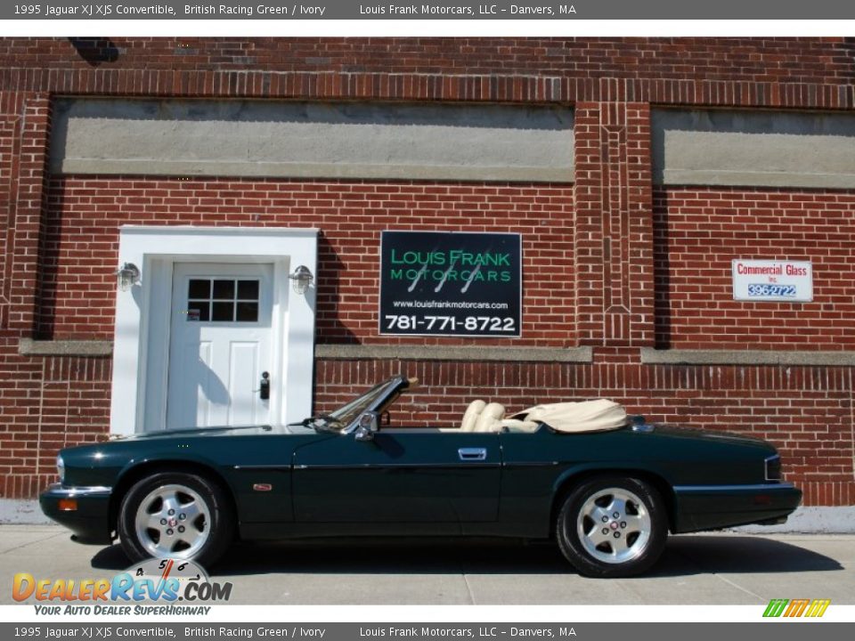 1995 Jaguar XJ XJS Convertible British Racing Green / Ivory Photo #19