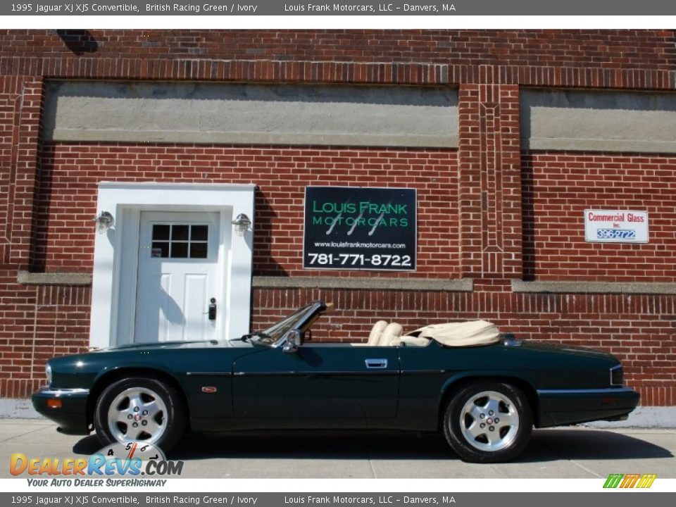1995 Jaguar XJ XJS Convertible British Racing Green / Ivory Photo #20