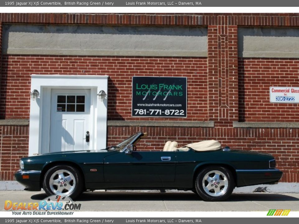 1995 Jaguar XJ XJS Convertible British Racing Green / Ivory Photo #21
