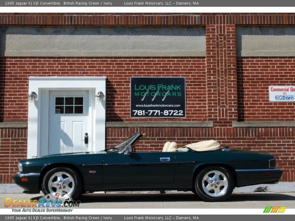 1995 Jaguar XJ XJS Convertible British Racing Green / Ivory Photo #23