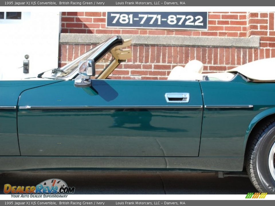 1995 Jaguar XJ XJS Convertible British Racing Green / Ivory Photo #25
