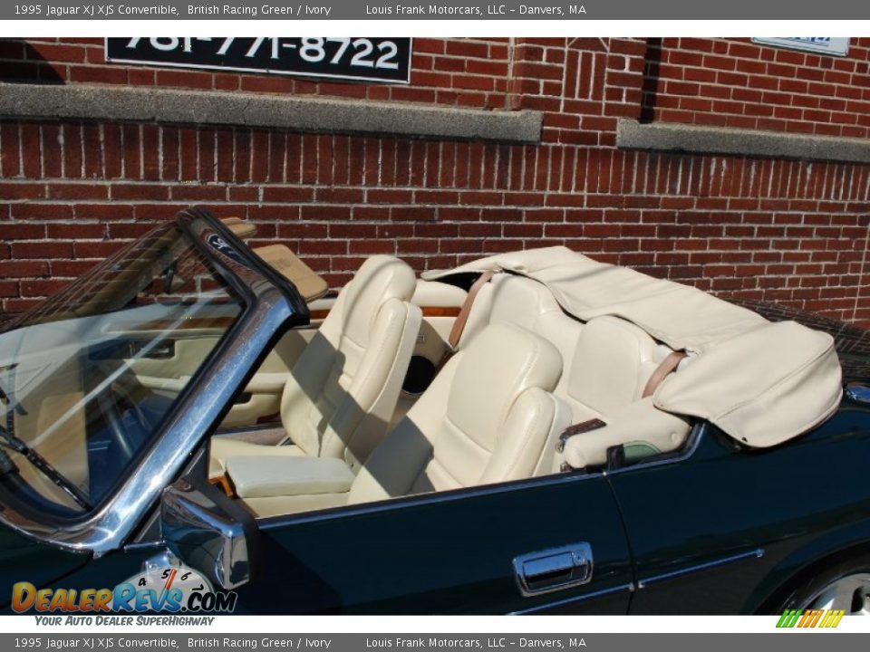 1995 Jaguar XJ XJS Convertible British Racing Green / Ivory Photo #32