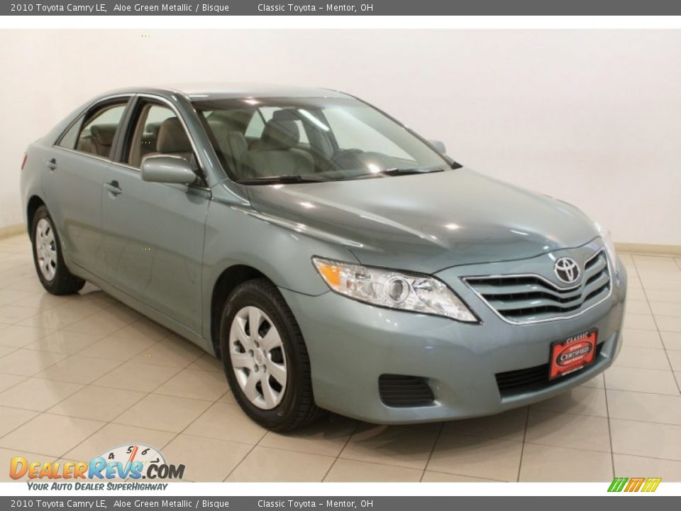 2010 Toyota Camry LE Aloe Green Metallic / Bisque Photo #1