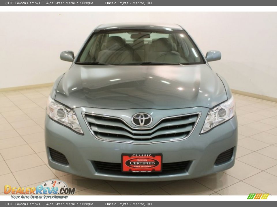 2010 Toyota Camry LE Aloe Green Metallic / Bisque Photo #2