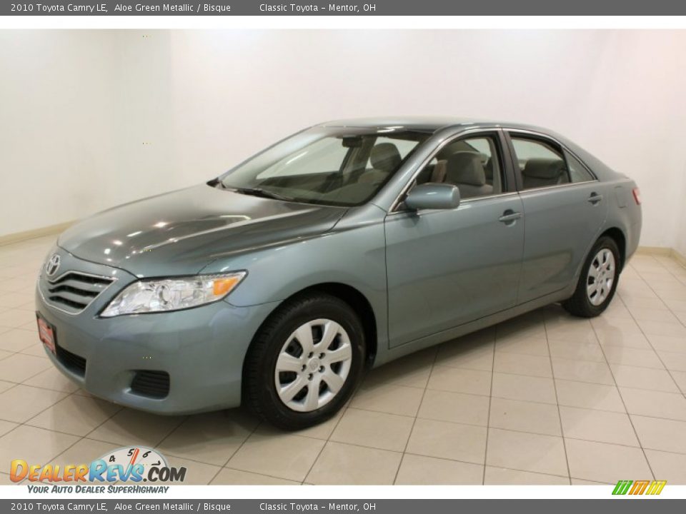 2010 Toyota Camry LE Aloe Green Metallic / Bisque Photo #3