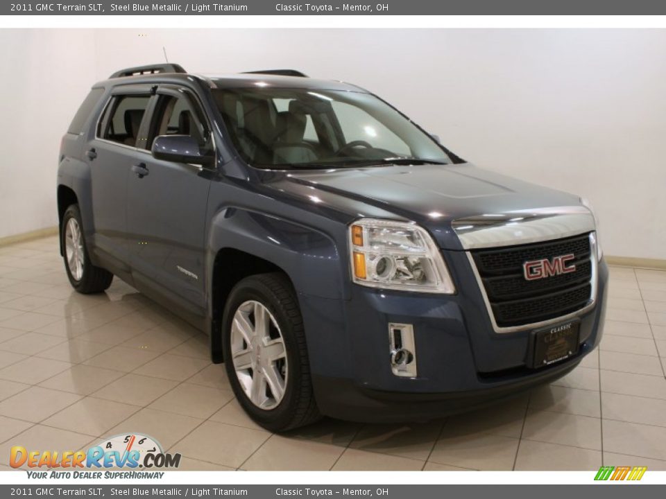 2011 GMC Terrain SLT Steel Blue Metallic / Light Titanium Photo #1