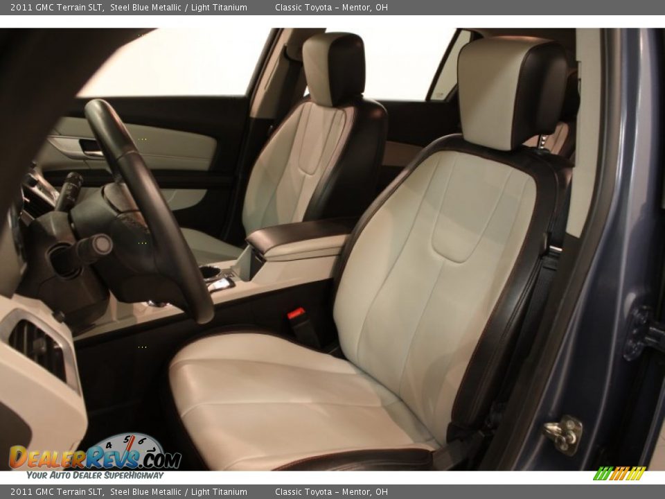 2011 GMC Terrain SLT Steel Blue Metallic / Light Titanium Photo #5