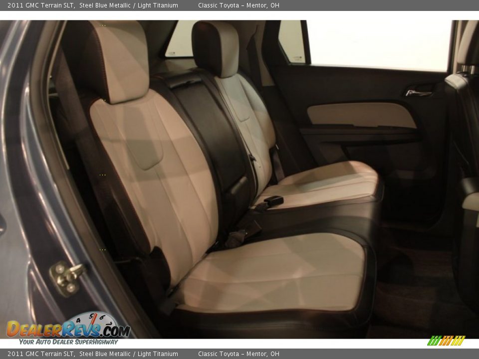 2011 GMC Terrain SLT Steel Blue Metallic / Light Titanium Photo #12
