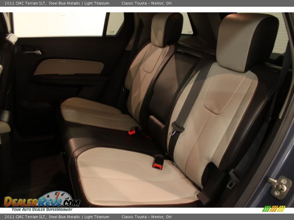 2011 GMC Terrain SLT Steel Blue Metallic / Light Titanium Photo #13