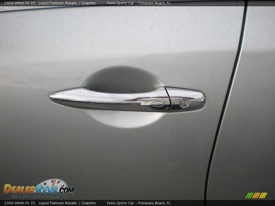 2009 Infiniti FX 35 Liquid Platinum Metallic / Graphite Photo #13