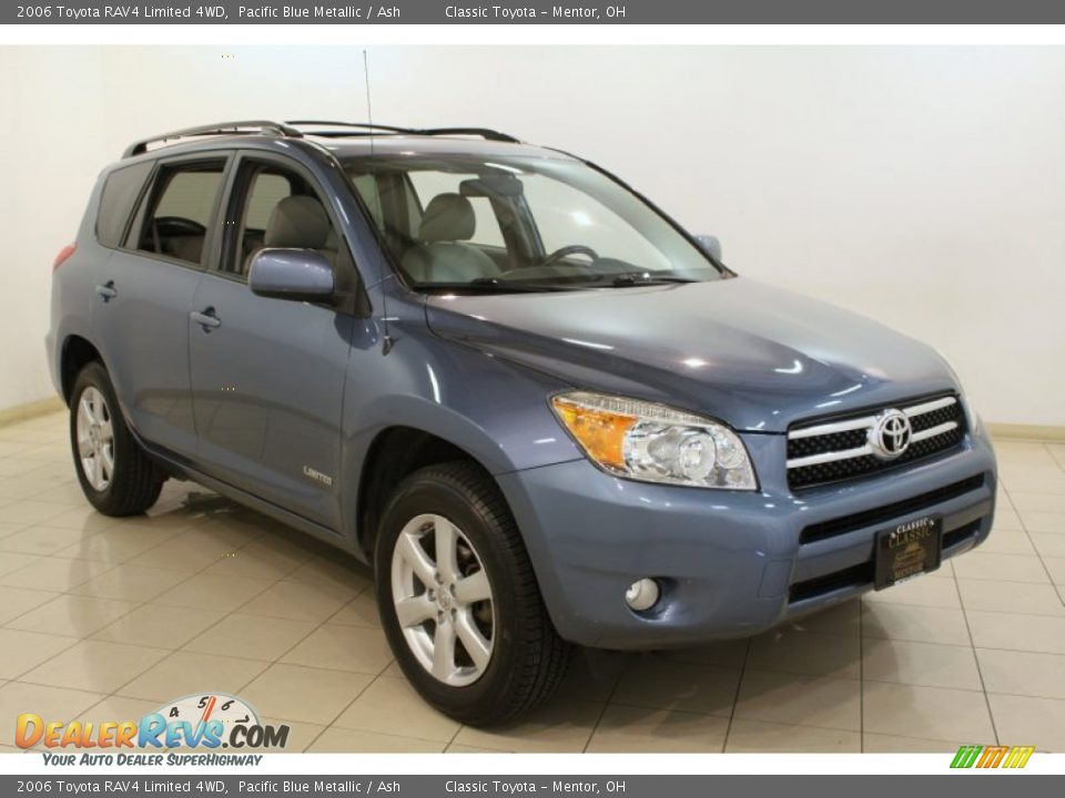 2006 Toyota RAV4 Limited 4WD Pacific Blue Metallic / Ash Photo #1