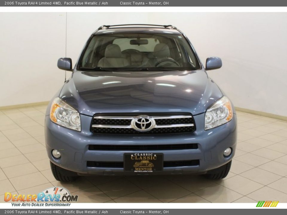 2006 Toyota RAV4 Limited 4WD Pacific Blue Metallic / Ash Photo #2
