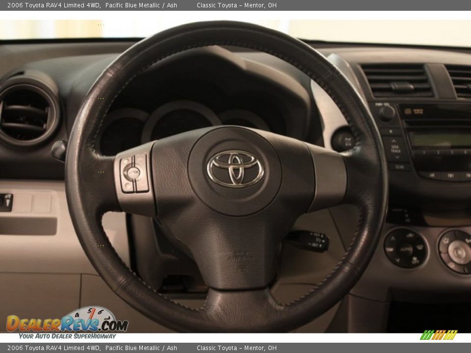 2006 Toyota RAV4 Limited 4WD Pacific Blue Metallic / Ash Photo #6