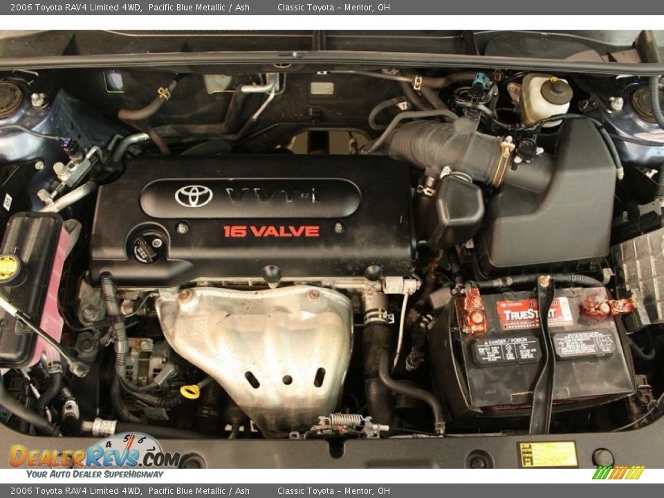 2006 Toyota RAV4 Limited 4WD Pacific Blue Metallic / Ash Photo #14