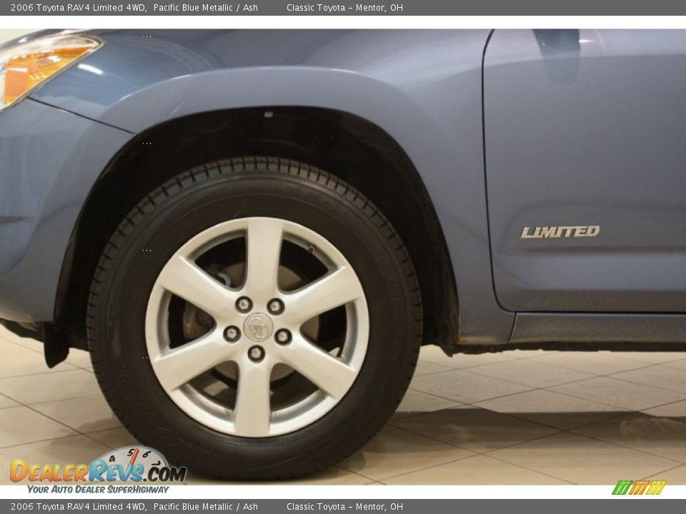 2006 Toyota RAV4 Limited 4WD Pacific Blue Metallic / Ash Photo #15