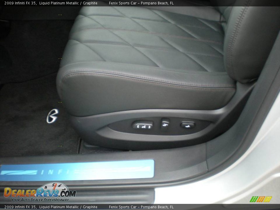 2009 Infiniti FX 35 Liquid Platinum Metallic / Graphite Photo #14
