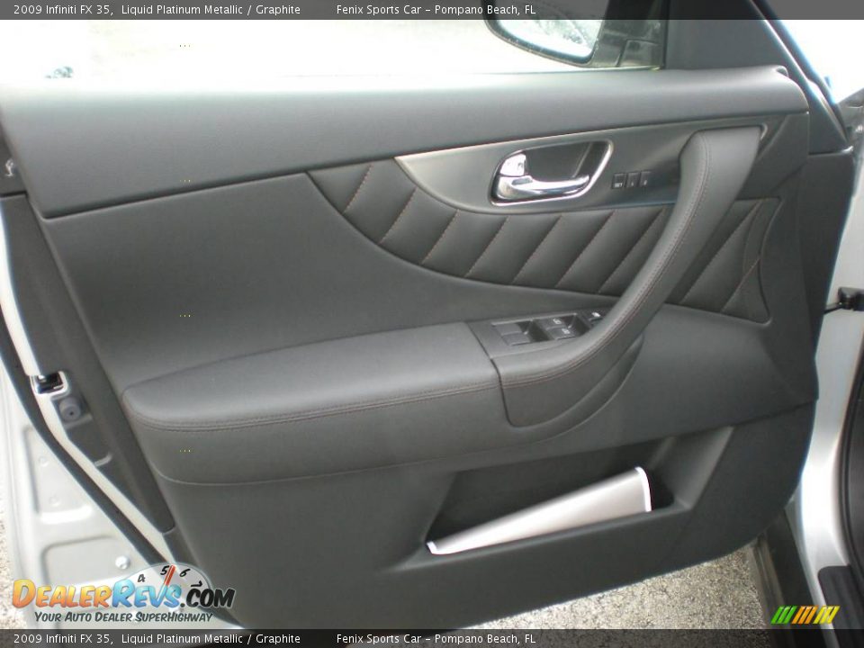 2009 Infiniti FX 35 Liquid Platinum Metallic / Graphite Photo #16