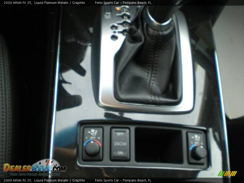 2009 Infiniti FX 35 Liquid Platinum Metallic / Graphite Photo #18
