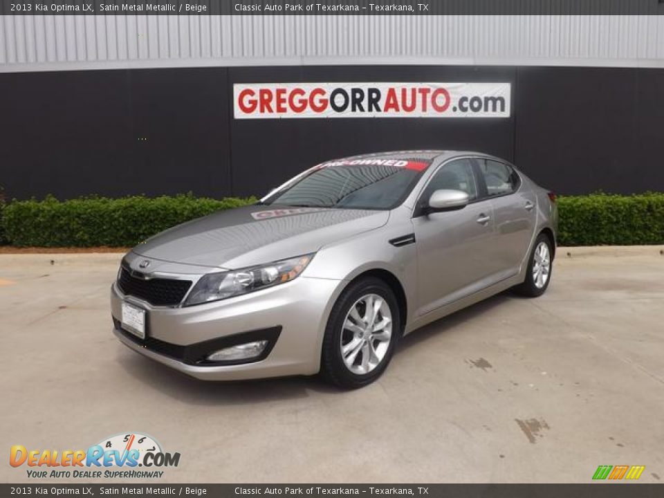 2013 Kia Optima LX Satin Metal Metallic / Beige Photo #2