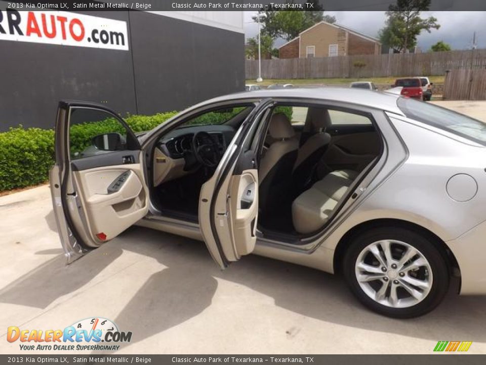 2013 Kia Optima LX Satin Metal Metallic / Beige Photo #6
