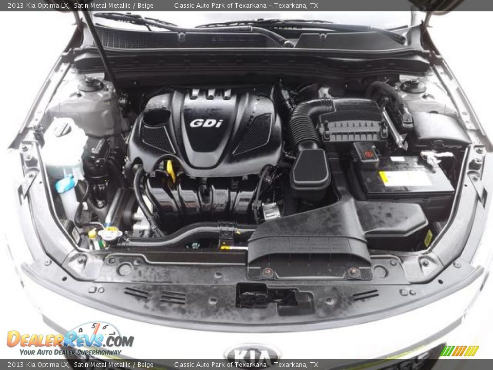 2013 Kia Optima LX Satin Metal Metallic / Beige Photo #8