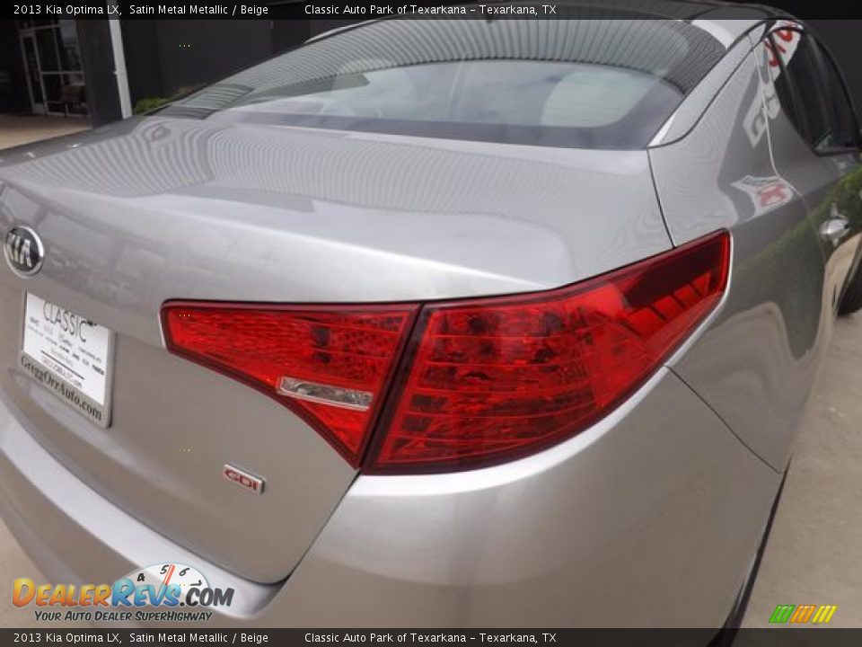2013 Kia Optima LX Satin Metal Metallic / Beige Photo #10