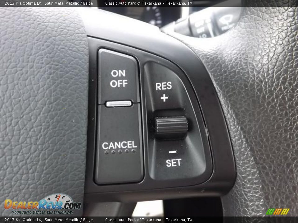2013 Kia Optima LX Satin Metal Metallic / Beige Photo #15