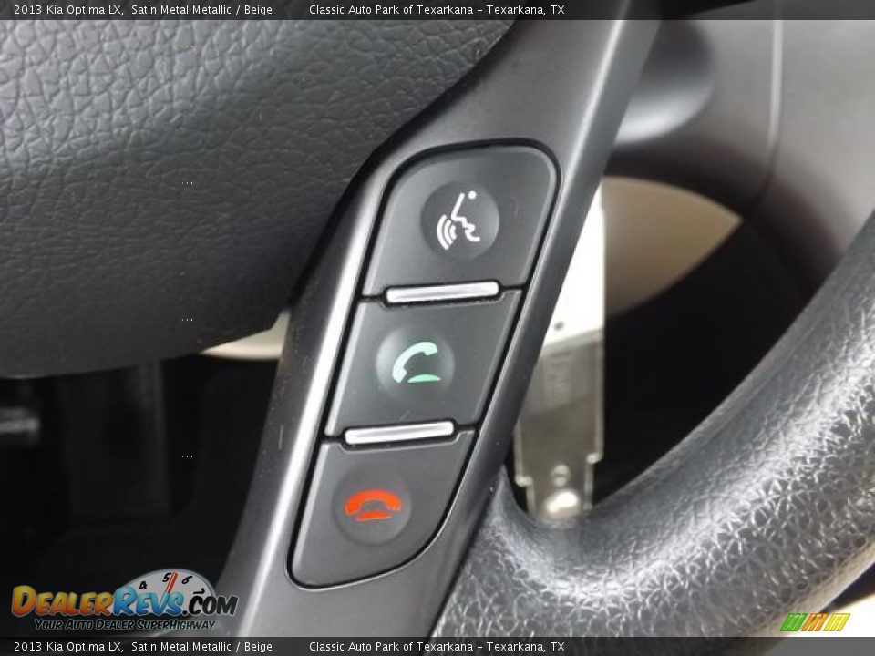 2013 Kia Optima LX Satin Metal Metallic / Beige Photo #16