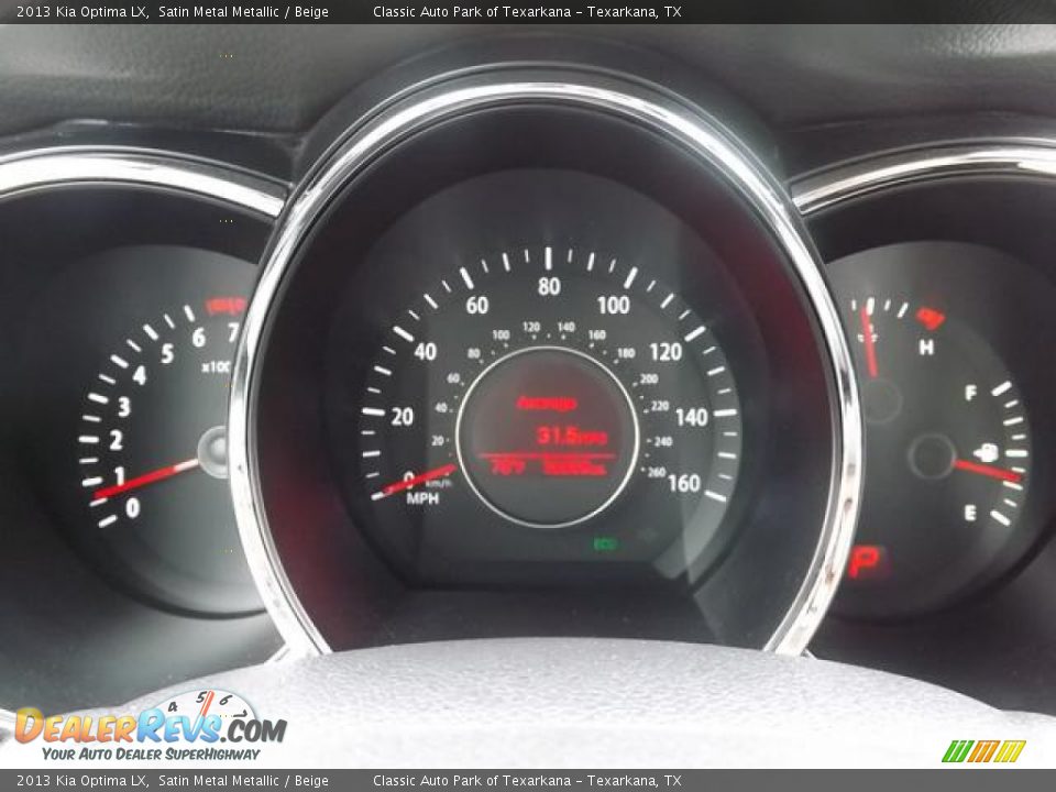 2013 Kia Optima LX Satin Metal Metallic / Beige Photo #21