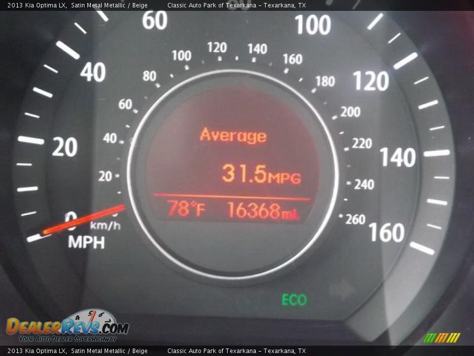 2013 Kia Optima LX Satin Metal Metallic / Beige Photo #22