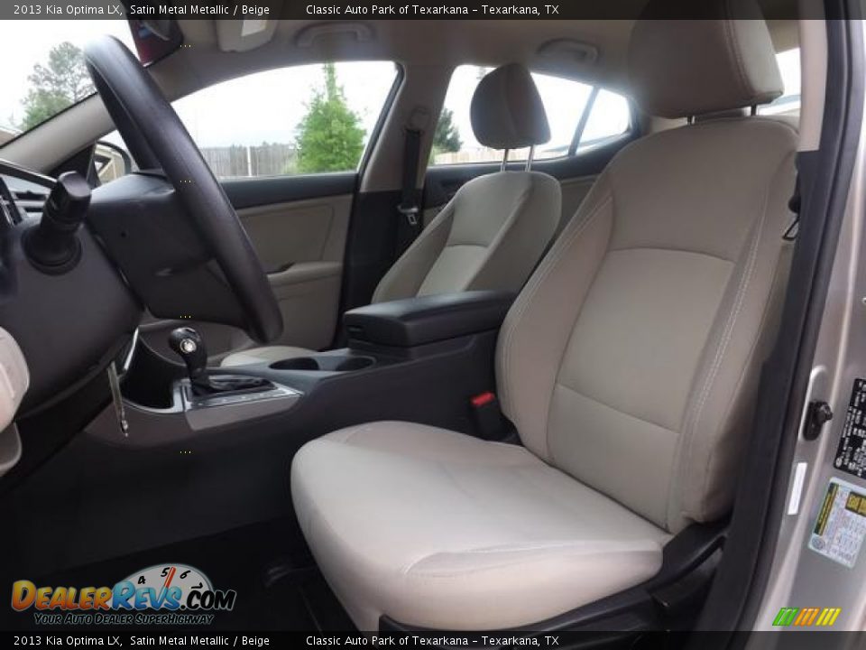 2013 Kia Optima LX Satin Metal Metallic / Beige Photo #24