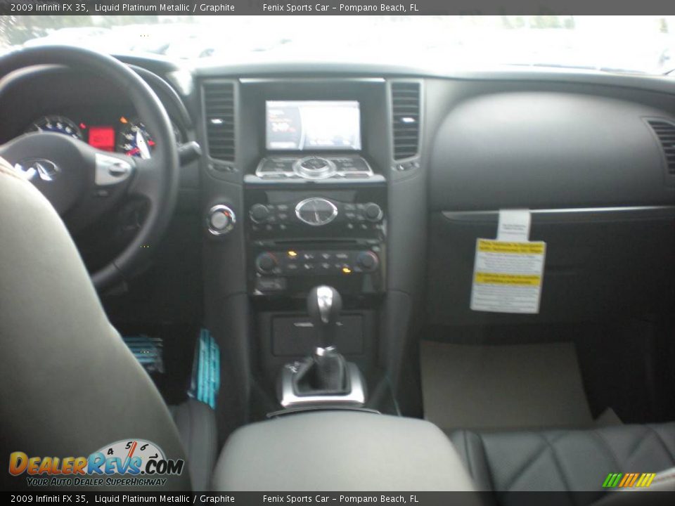 2009 Infiniti FX 35 Liquid Platinum Metallic / Graphite Photo #19
