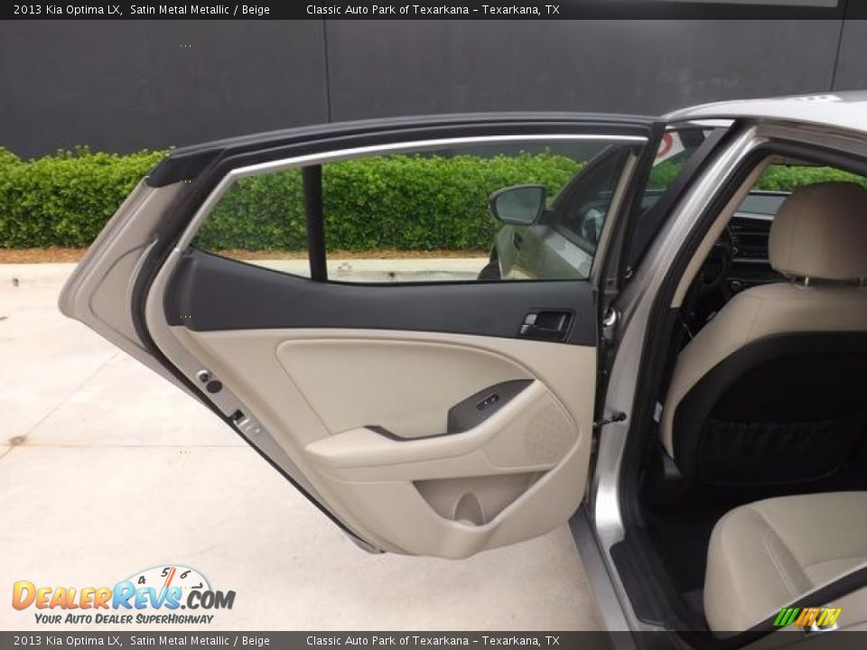2013 Kia Optima LX Satin Metal Metallic / Beige Photo #28